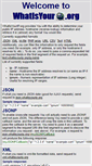 Mobile Screenshot of api.whatisyourip.org